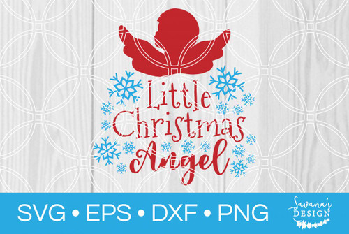 Download Little Snow Angel Svg Svg Eps Png Dxf Cut Files For Cricut And Silhouette Cameo By Savanasdesign