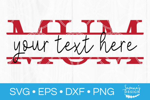 Download Mum Split Monogram Svg