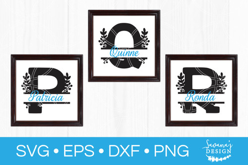 Monogram SVG/DXF/PNG, Decorative Letters, Fancy Letters Alph