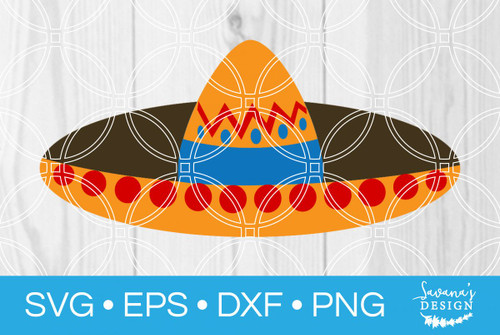 Download Sombrero SVG - SVG EPS PNG DXF Cut Files for Cricut and ...