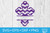 Split Monogram Cross SVG v2 Split Monogram Cross SVG v2