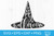 Happy Halloween Witch Hat SVG