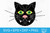 Black Cat Face SVG Black Cat Face SVG