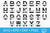 Split Monogram Alphabet SVG Bundle Split Monogram Alphabet SVG Bundle