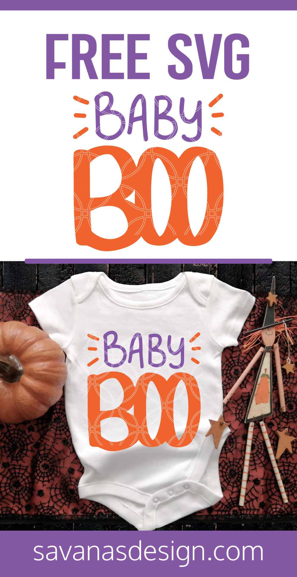 Baby Boo SVG Pinterest