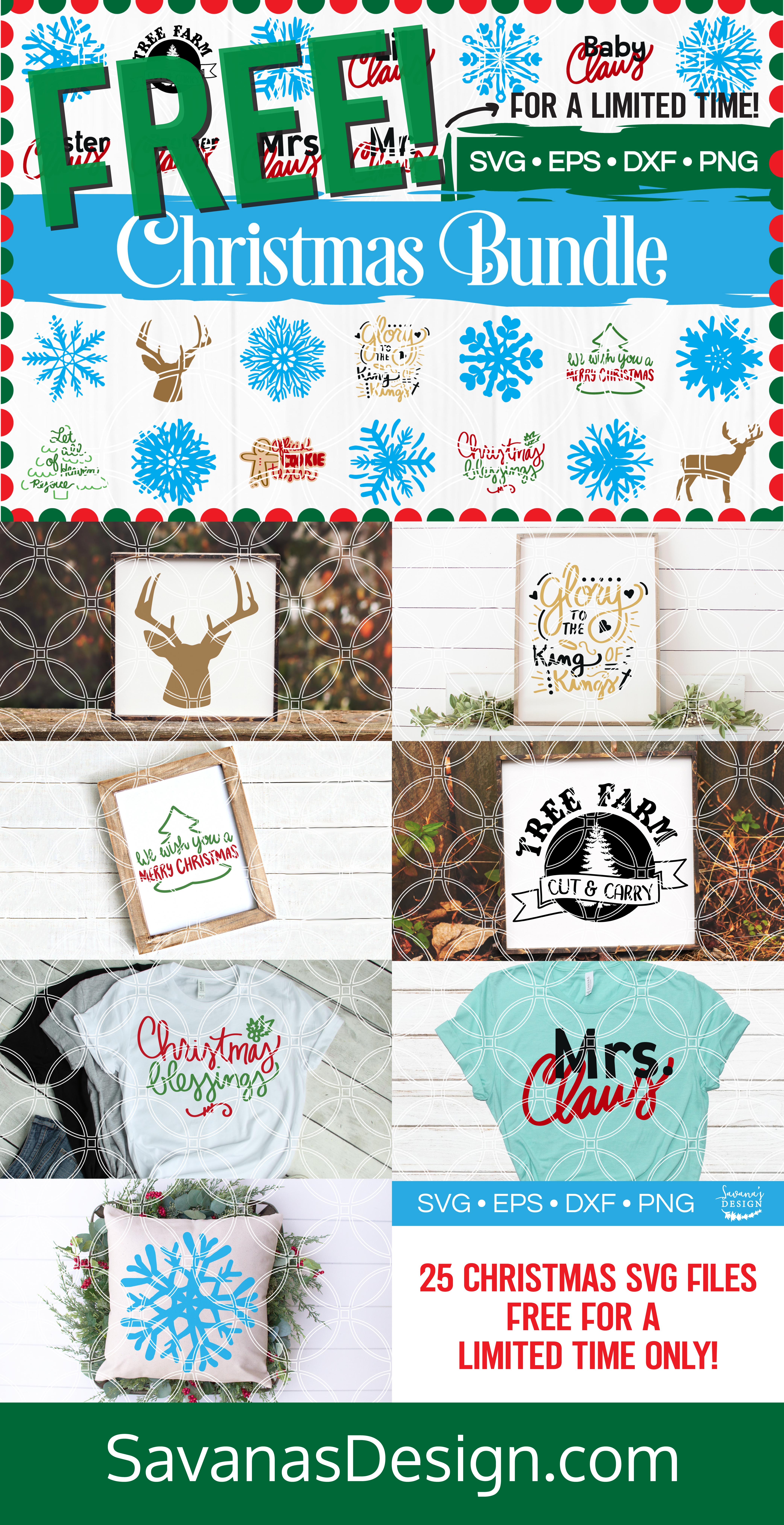 Christmas SVG Bundle Pinterest