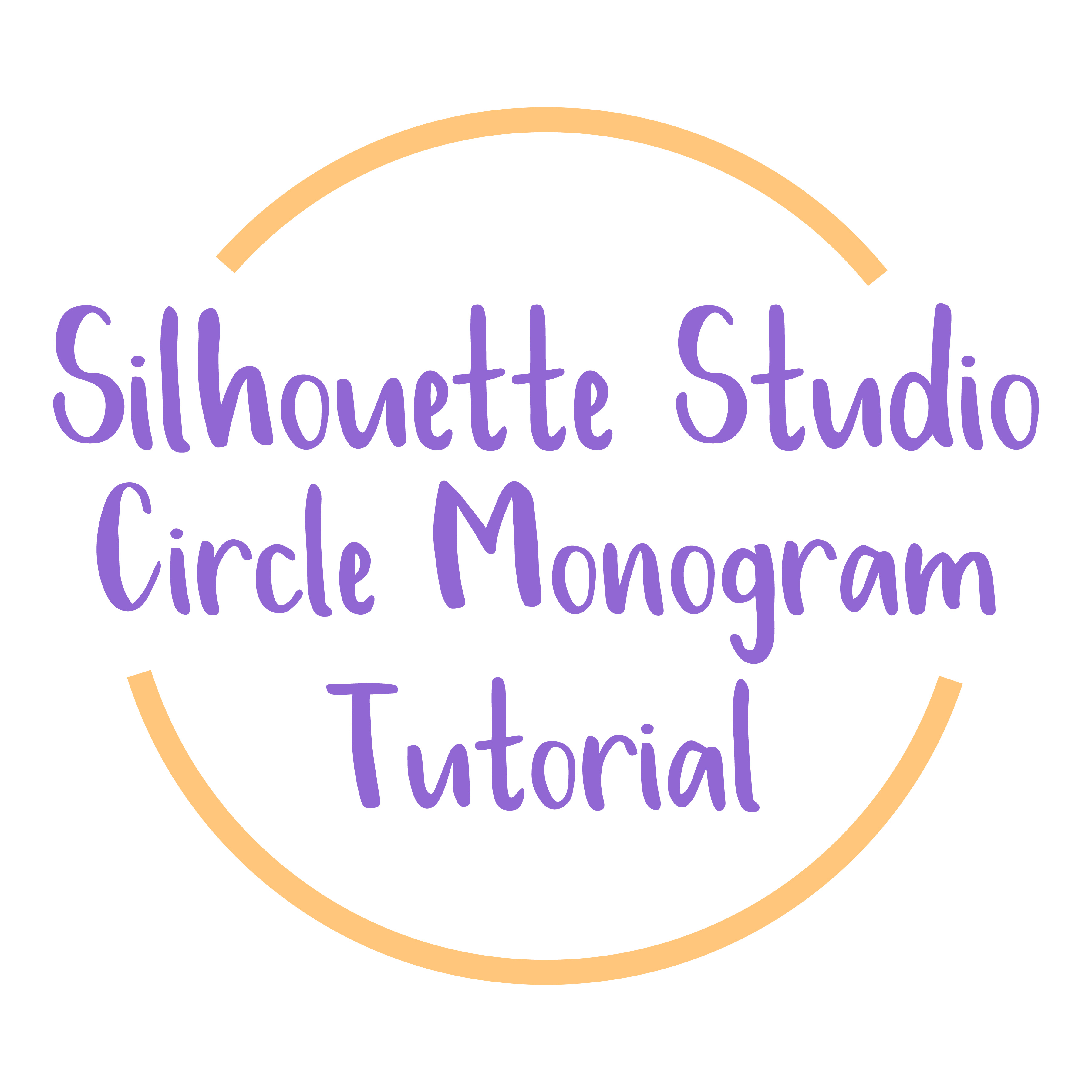 Download Silhouette Studio Circle Monogram Tutorial - SVG EPS PNG ...