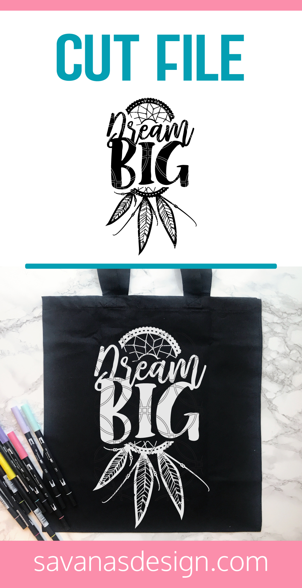 Download Dream Big Svg Svg Eps Png Dxf Cut Files For Cricut And Silhouette Cameo By Savanasdesign