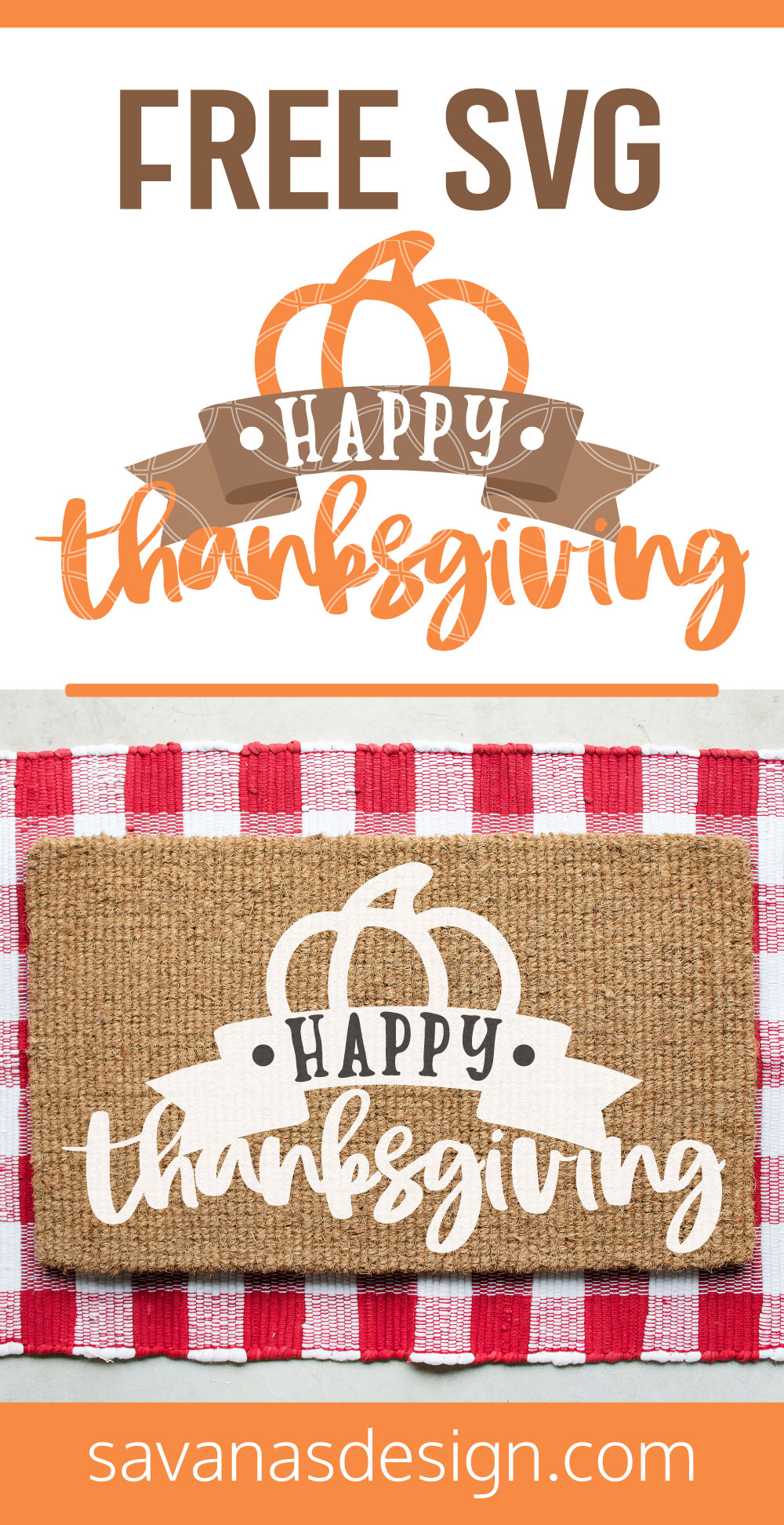 Happy Thanksgiving SVG Pinterest