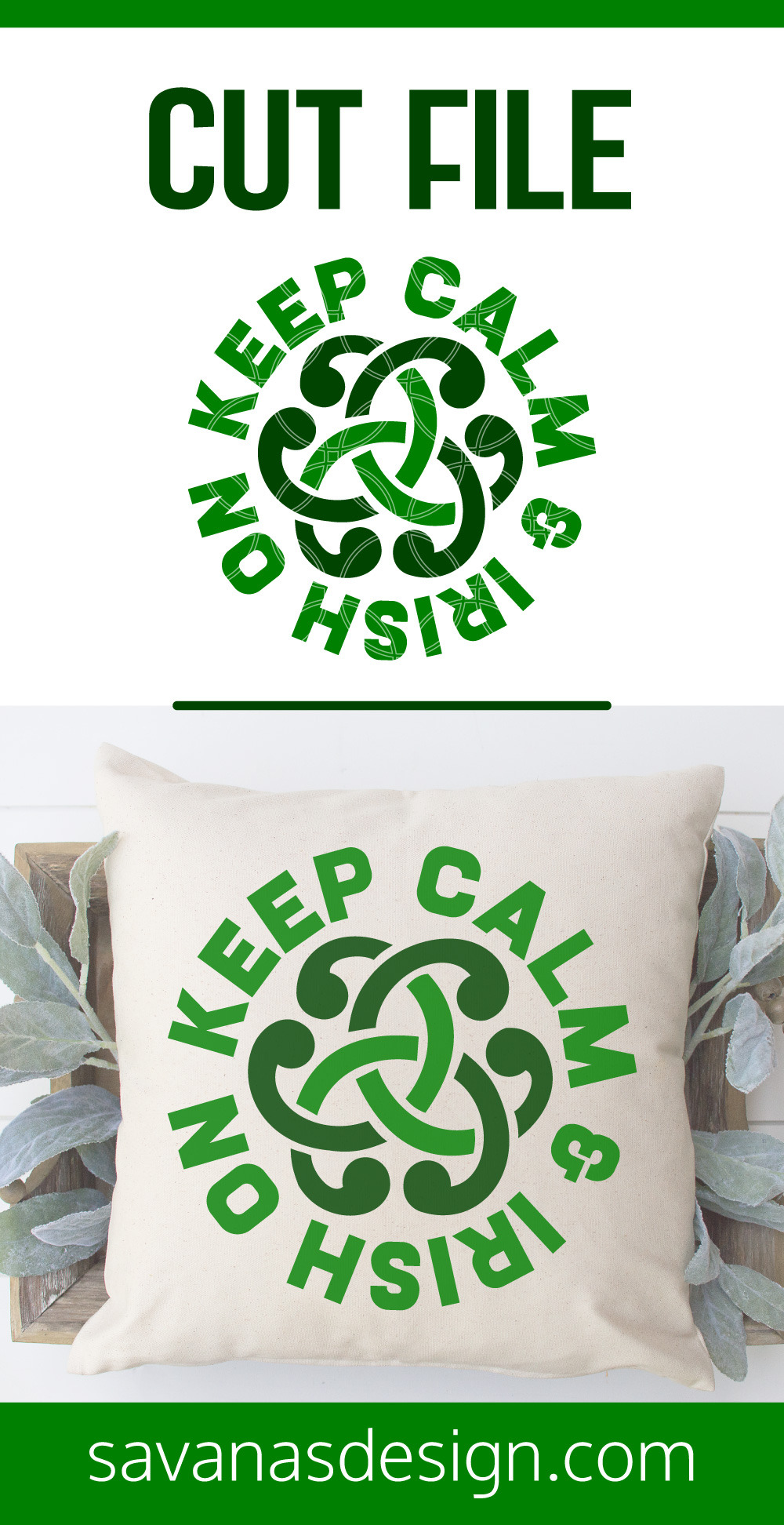 Keep Calm and Irish On SVG Pinterest