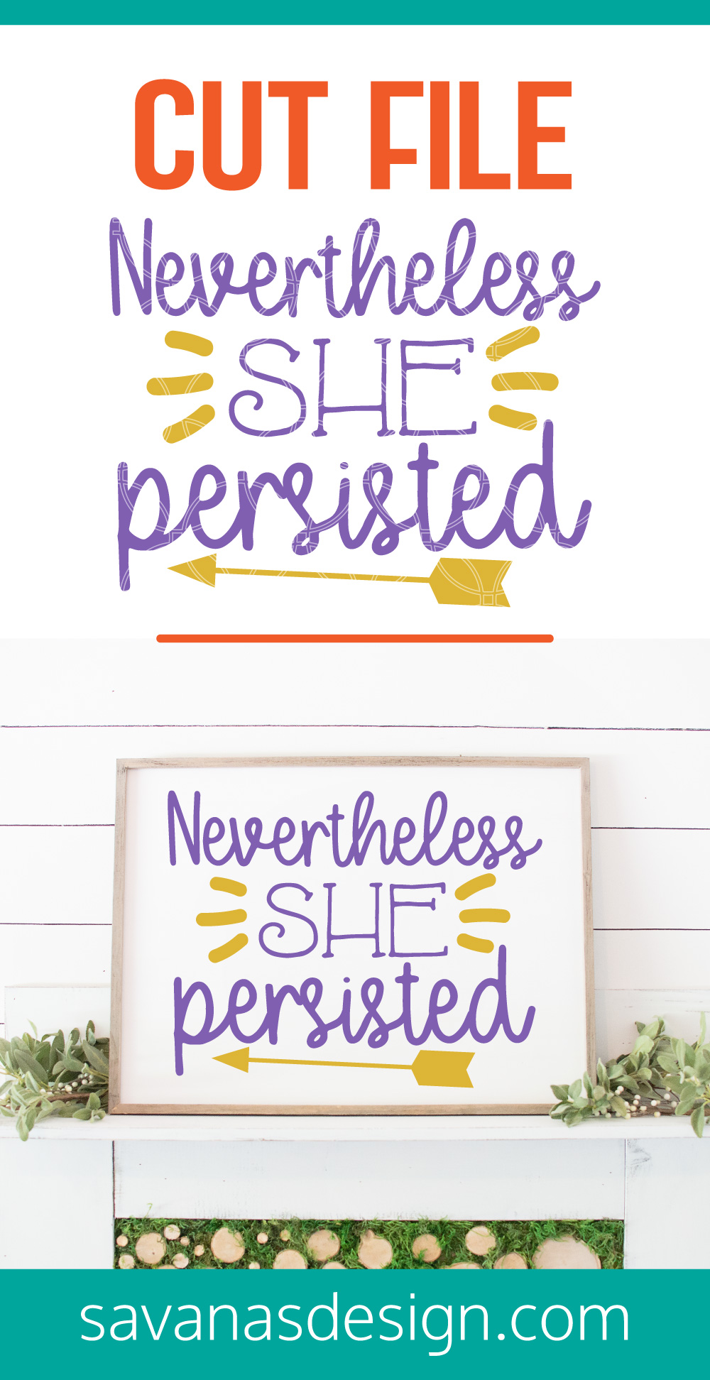 Nevertheless She Persisted SVG