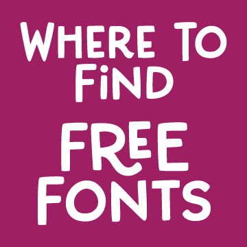 Where To Find Free Fonts - SVG EPS PNG DXF Cut Files for Cricut and ...