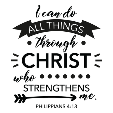 through things christ svg strengthens
