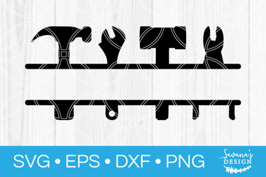 Download Tool Set Split Monogram SVG - SVG EPS PNG DXF Cut Files ...