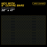 Hex with 5 Inch Center Bar #6