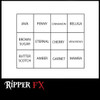 Ripper FX Hair #2 Palette - Dark.