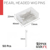Pearl Headed Wig Pins