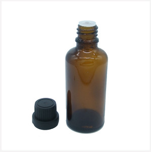 Amber Glass Bottles (100ml) with Black T/E DROPPER Caps