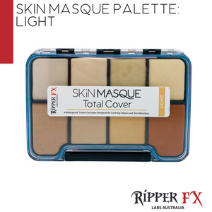 Skin Masque Camouflage Cream Concealer & Tattoo Cover, Light Palette