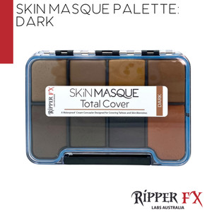 Skin Masque Camouflage Cream Concealer & Tattoo Cover, Dark Palette