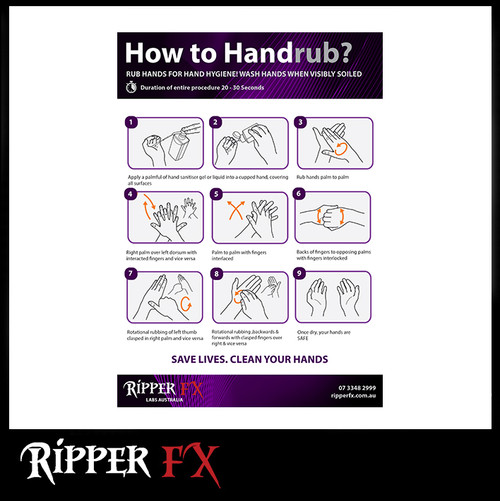 How to Hand Sanitise Poster (Download)
