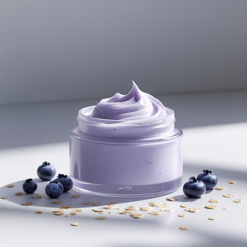 Blueberry Oat Body Butter Cream - Gentle, Anti-aging Cream