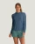 Women's Bamboo Shade Hoodie II with Seattle Sailing Club Logo