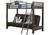 COLEFAX AVENUE GRAY TWIN/FUTON LOFT BED
