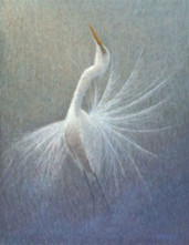 Tempera Artist Breaks Eggs for Series based on a Nursery Rhyme