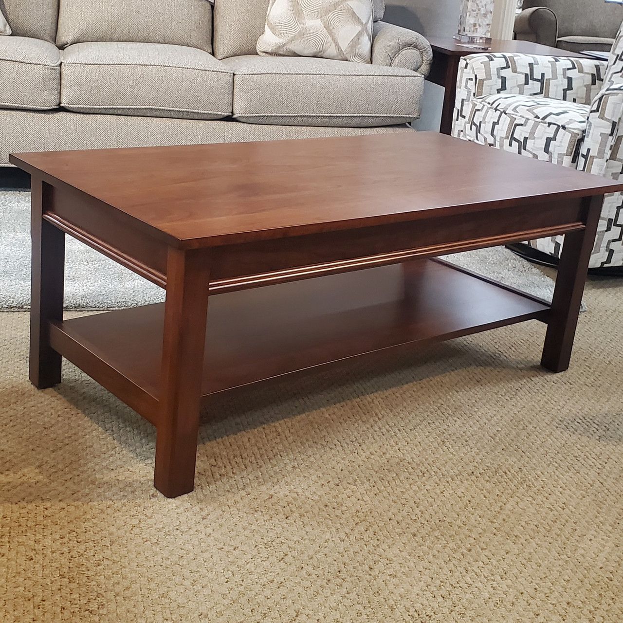 Amish Coffee Table Cherry Occasional Tables Amish Keck Furniture