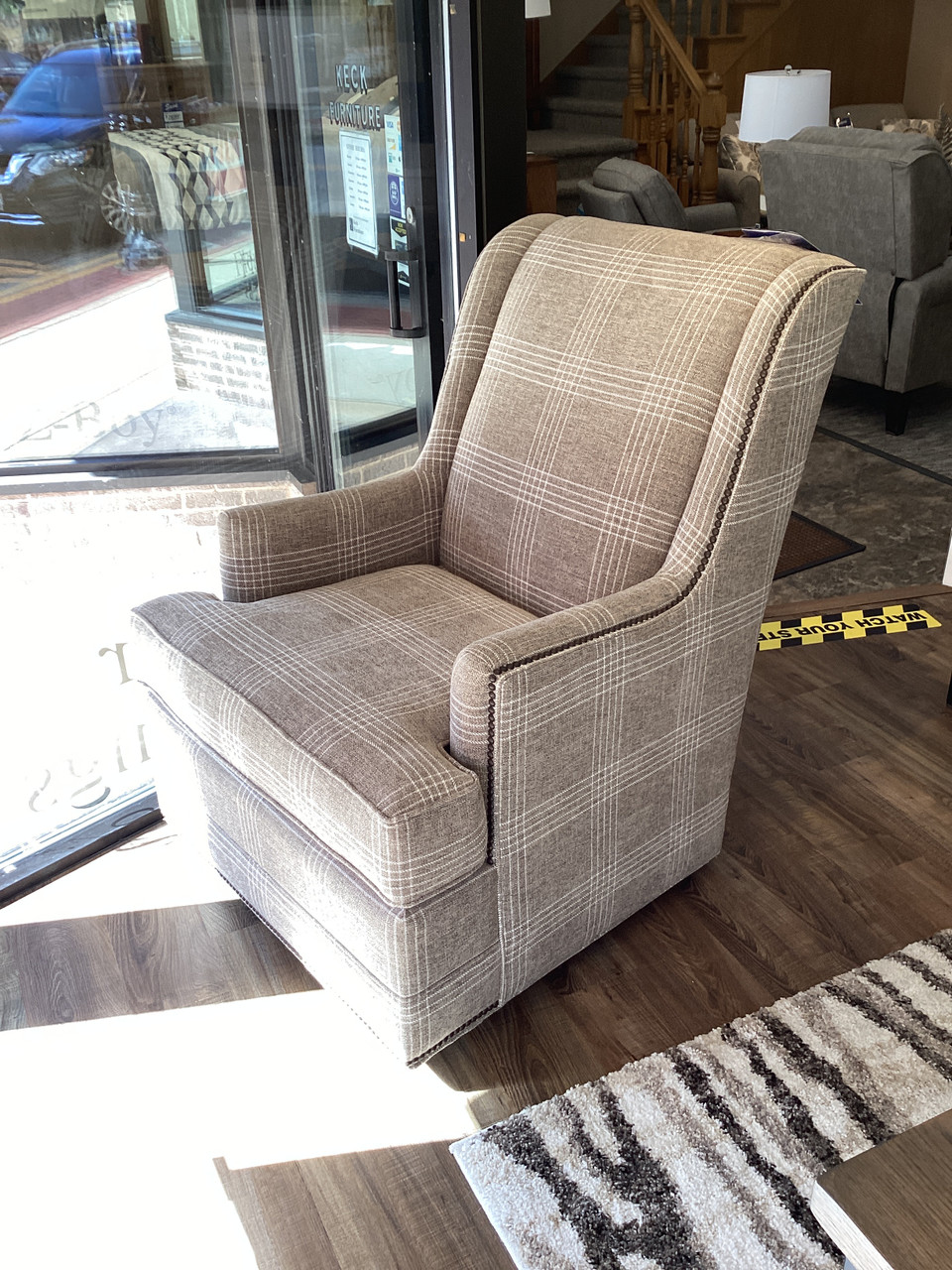 【Smith & Watson】リージェンシーアームチェア ケインバック NY Smith Brother 530 Swivel Glider Living Room Furniture Smith