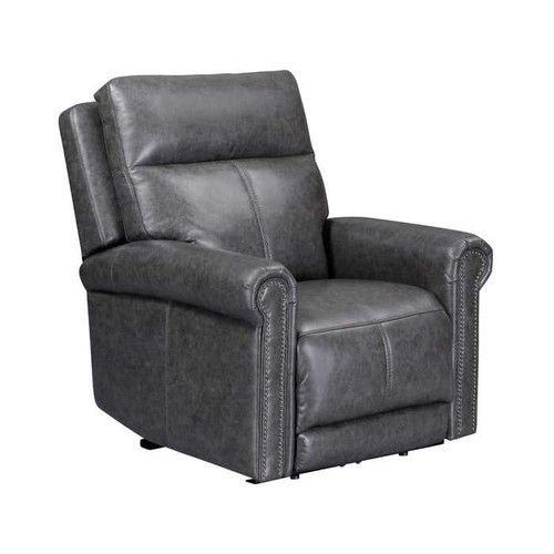 Flexsteel Alexander Power Reclining Chair Recliner Leather Power Headrest Lumbar Recline