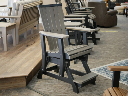 Amish made Counter Height Gliding Outdoor Chair