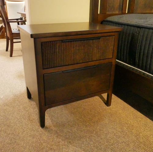 Cherry Mid Century Nightstand Amish made