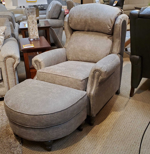 Smith Brothers 932 Tilt Back Chair and Ottoman Smith Brothers 932