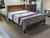 Amish Shoreview Bed in Cherry with Almond Finish - Compact Design