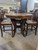 Amish Made Rustic Hickory & Maple Counter Height Dining Room Set - 42" Round