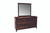 Ridgecrest Econo Bedroom Set Dresser and Mirror- Maple- Earthtone