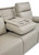 Flexsteel Vernon Power Reclining Sofa with Drop Down Console Recine Headrest Lumbar Heat and Massage