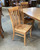 Amish made solid maple shaker dining room side chair