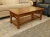 Amish madison Bow Coffee Table Walnut