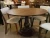 Amish made Walnut Pedestal Table Contemporary Designer Table