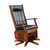 Amish Mission Swivel Glider- Leather Amish Buckeye Swivel-1