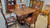 Amish Trestle Table Set with Bench- Distressed Maple Amish Hermies Carla Elizabeth