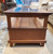 Amish Coffee Table- Cherry with Glass Top Amish Newport