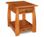 Amish Boulder Creek Open End Table- Rustic Hickory Amish Boulder Creek Open
