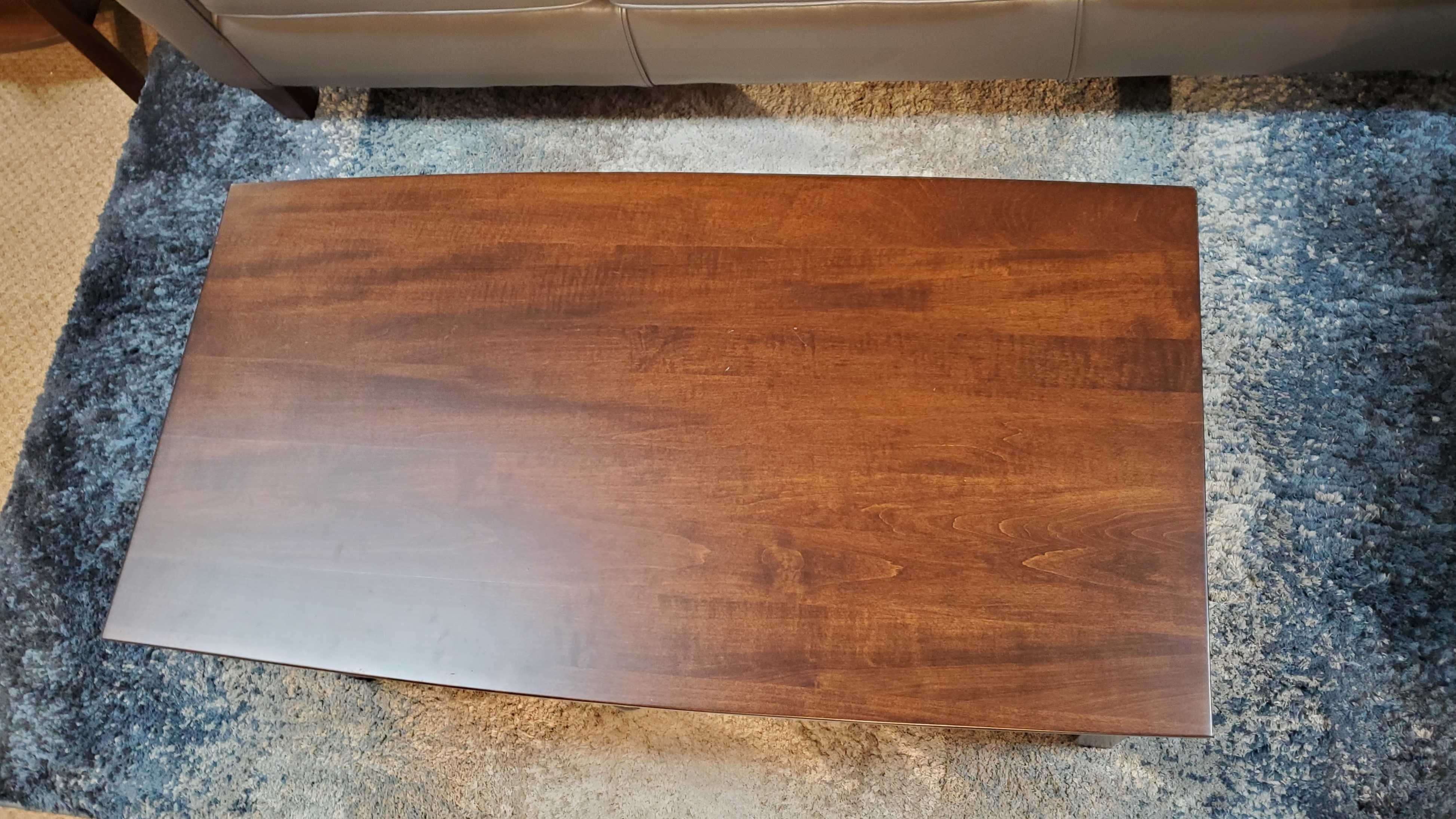 Amish Schrock's Brown Maple Coffee Table Occasional Tables Amish Keck