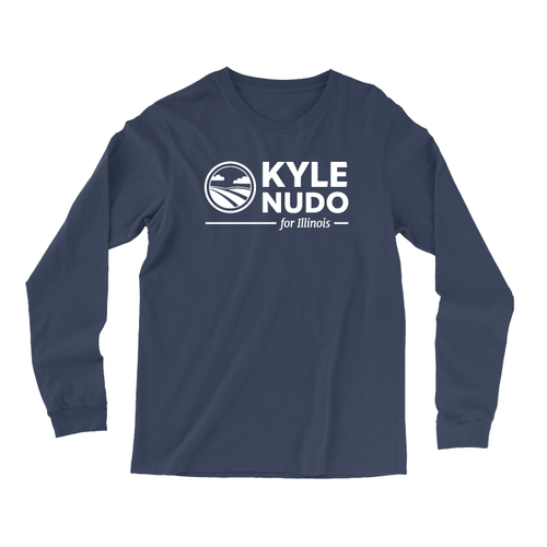 Kyle Nudo (Navy Long-Sleeve Tee)