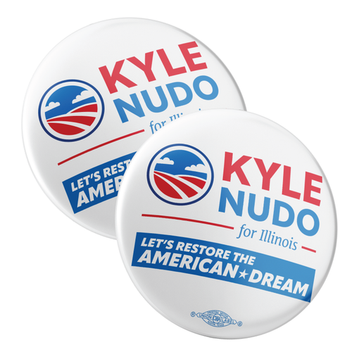 Kyle Nudo (2.25" Pin-Back Button -- Pack Of Two!)