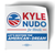 Kyle Nudo (3.5" x 3.5" Vinyl Sticker -- Pack of Two!)